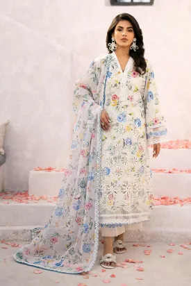 01 Zarifa Summer Soiree Embroidered Lawn Collection Vol 2