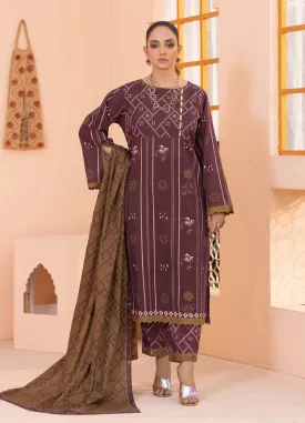 3PC Unstitched Khaddar Suit KKH-2336