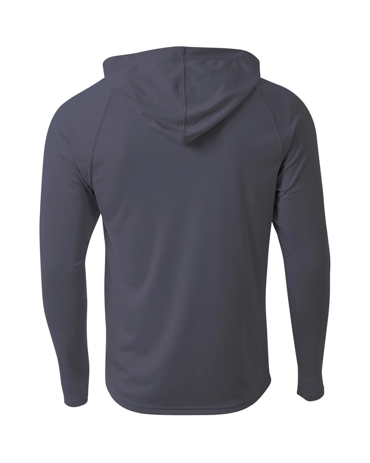 A4 N3409 Men's Cooling Performance Long-Sleeve Hooded T-shirt