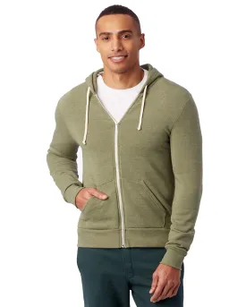 Alternative AA9590 Men's Rocky Eco-Fleece Zip Hoodie