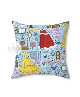 Belle Princess Throw Pillow