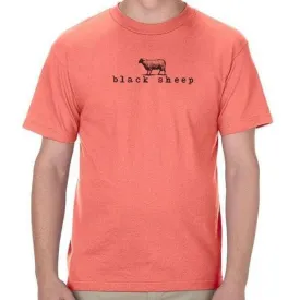 Black Sheep OG Logo Tee Coral - Black