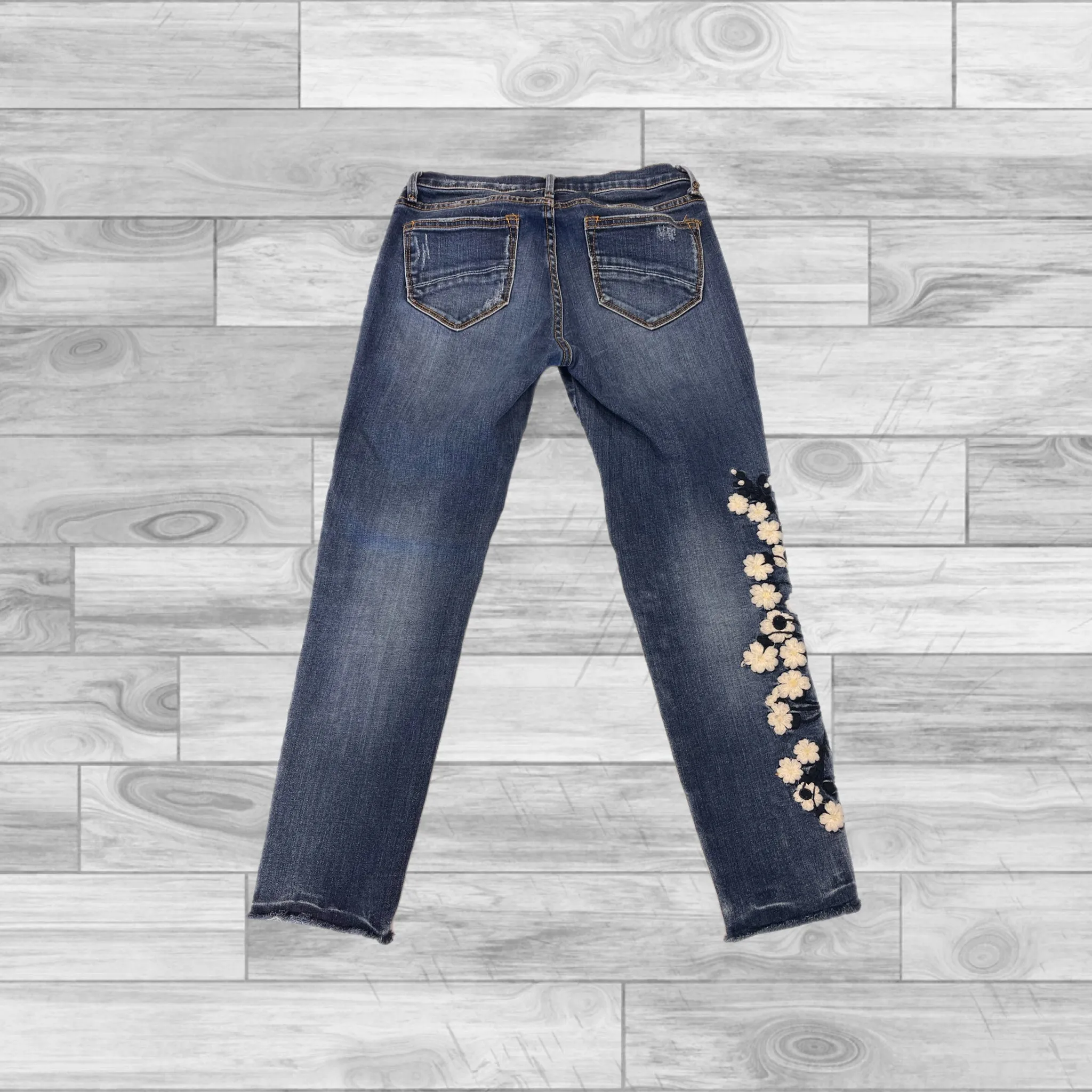 Blue Denim Capris Driftwood, Size 2