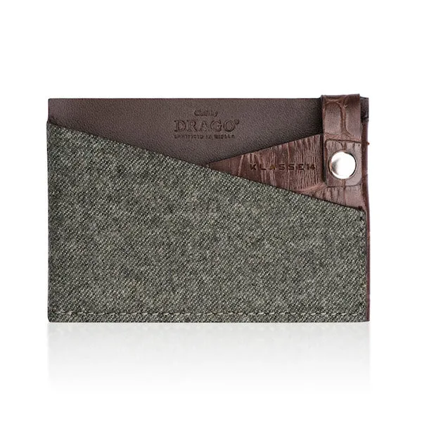 Card Holder / Rhinogray Flannel