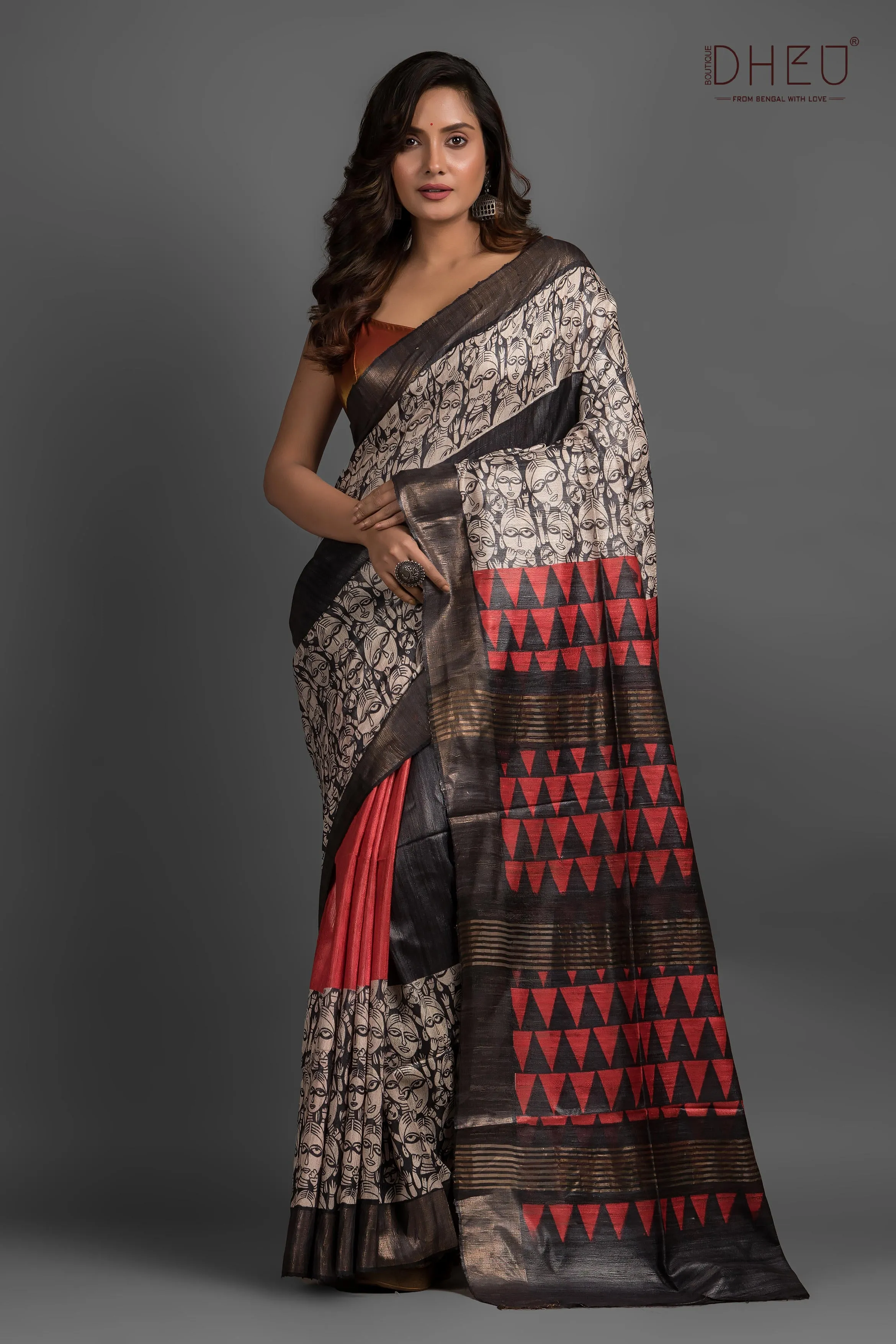 Exclusive Ghicha Silk Saree