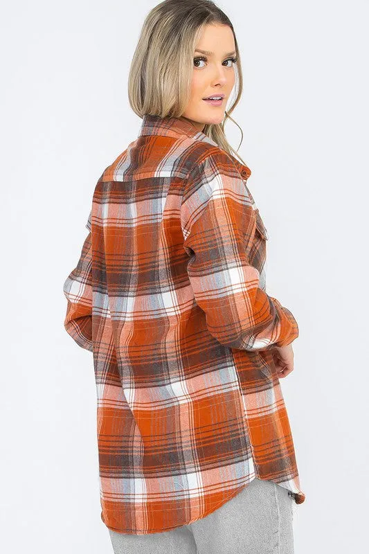 Flannel "Boyfriend Fit"