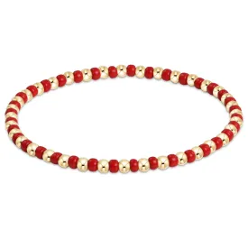 Gameday Hope Grateful Bracelet - Bright Red