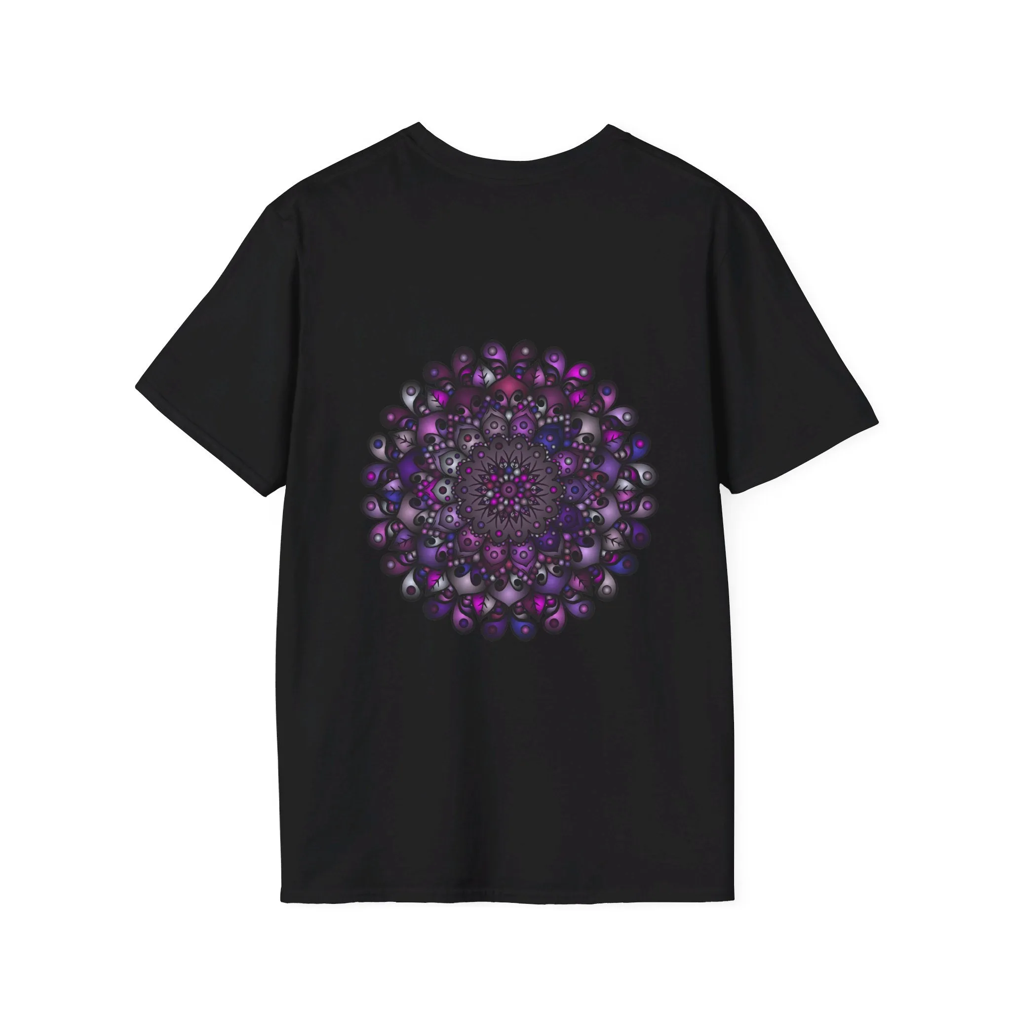 Handmade Mandala Art Softstyle T-Shirt