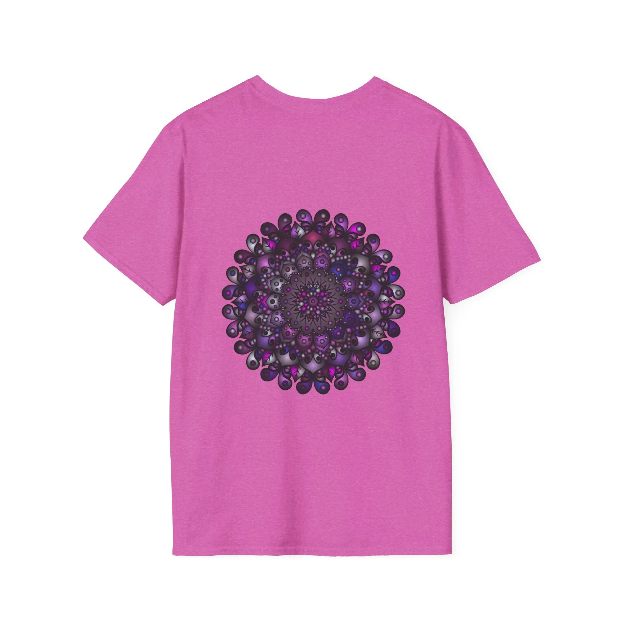 Handmade Mandala Art Softstyle T-Shirt