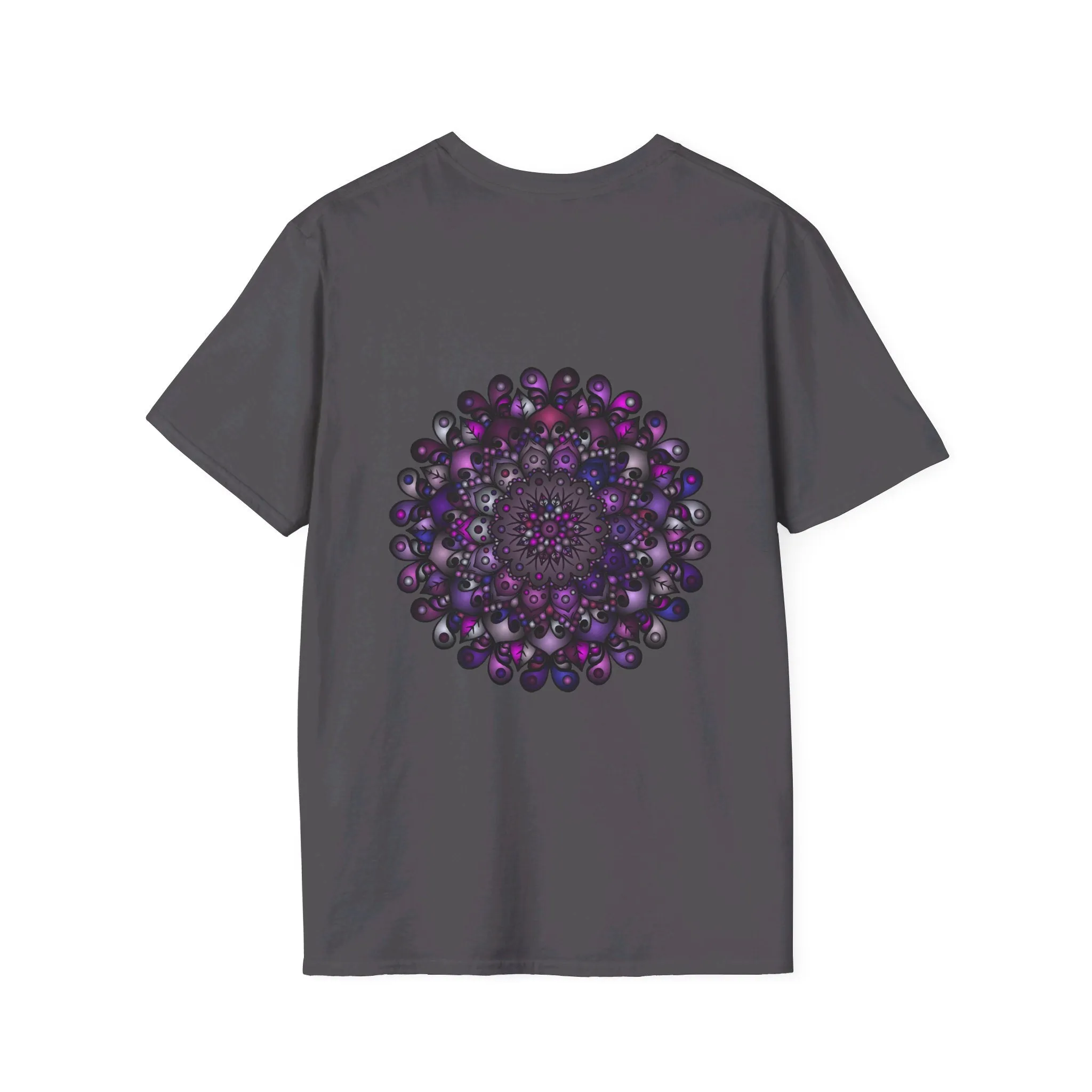 Handmade Mandala Art Softstyle T-Shirt