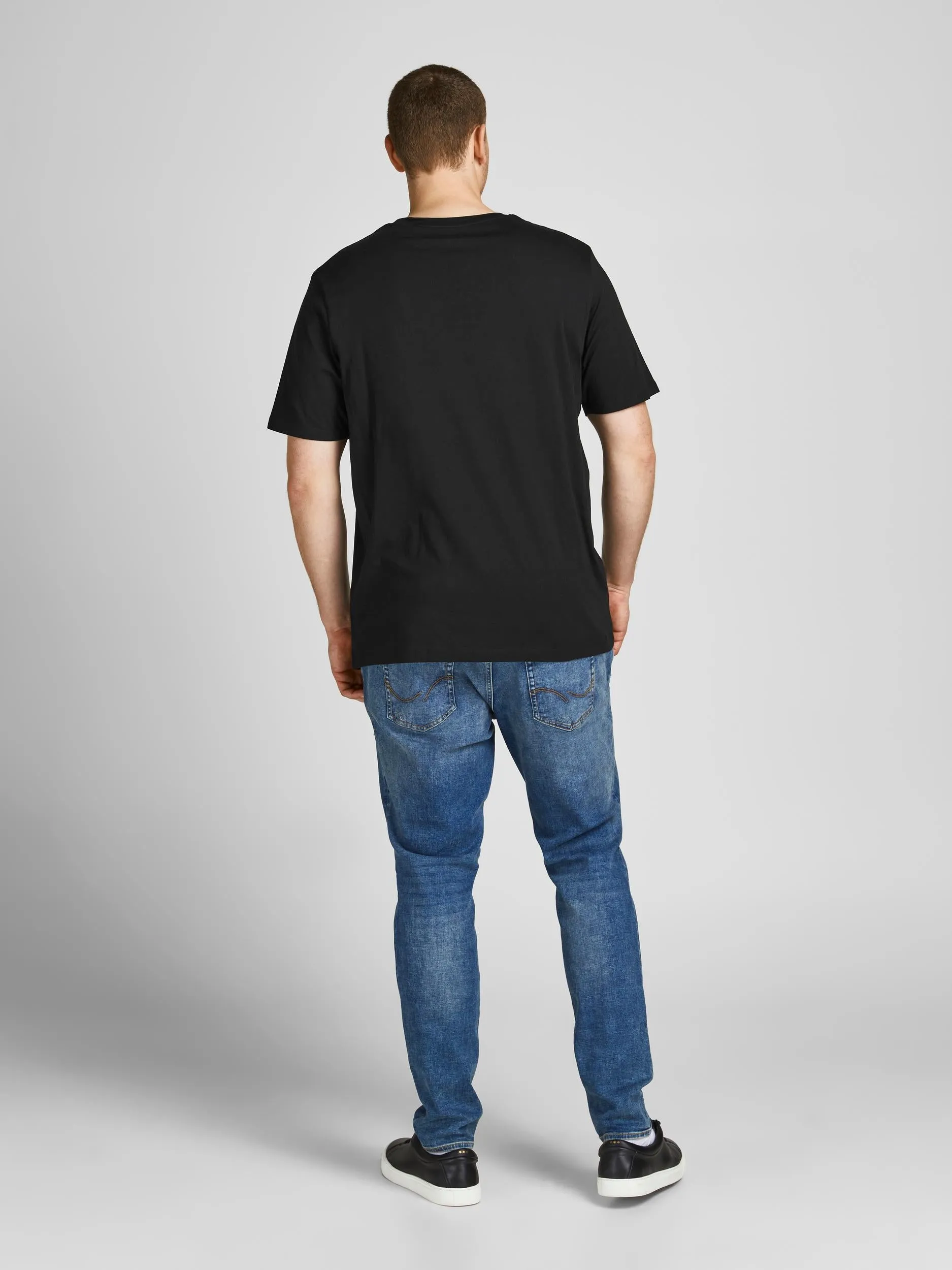 Jack & Jones Black Corp Logo T-Shirt Black