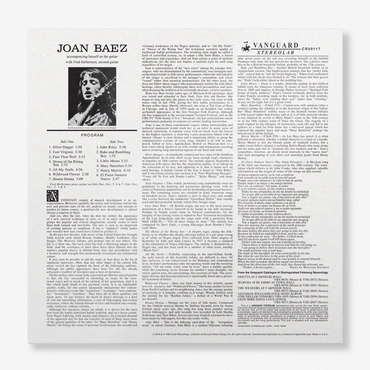 Joan Baez (180g LP)