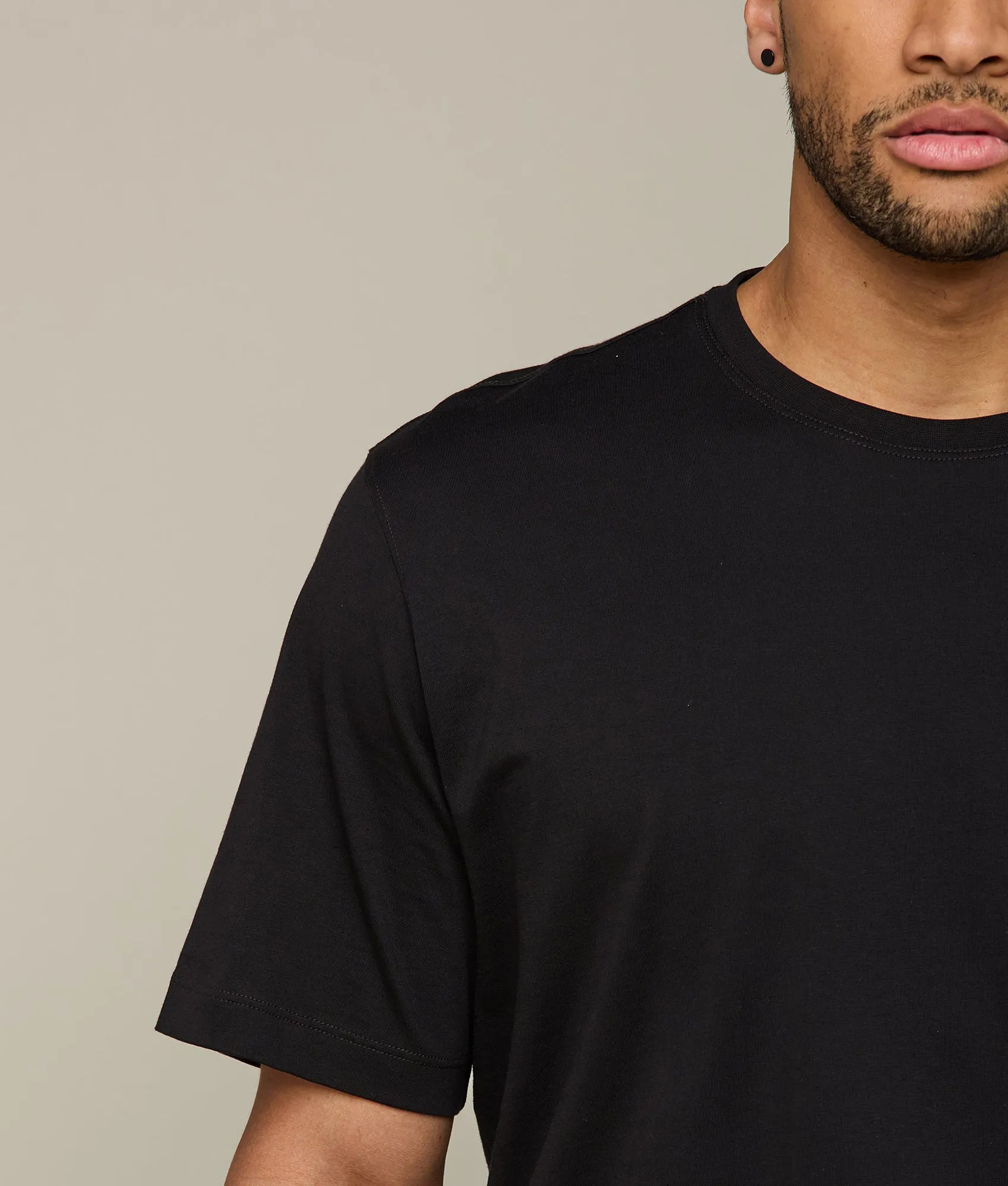 Lucchese Pima Cotton Tee :: Black