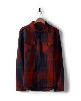 Preston - Mens Flannel Shirt - Blue