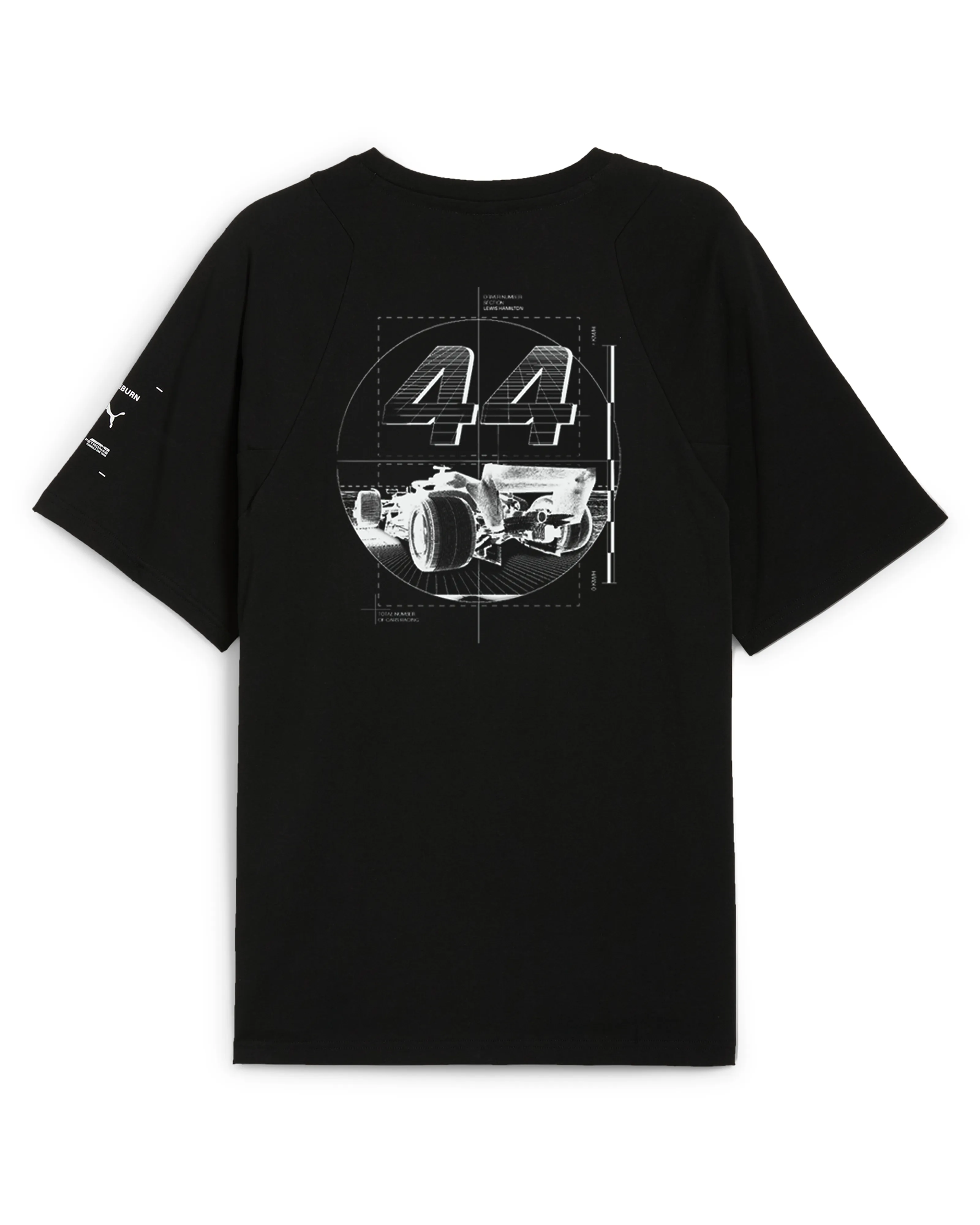 Raeburn x Mercedes-AMG F1 x Puma Lewis Hamilton Drivers Tee Black