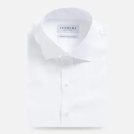 The White Albini Ellington Twill Custom Shirt